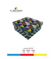 23x23x10 Hediyelik Kutu Kraft Kutu Karton Kutu YIlbaşı Kutusu Pasta Kutusu Kargo Kutusu (10 ADET)