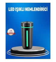 Mey İthalat® USB Bağlantılı LED’li Hava Nemlendirici Aromaterapi Buhar Difüzörü