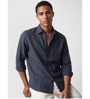 LCW Vision İndigo Regular Fit Erkek Gömlek