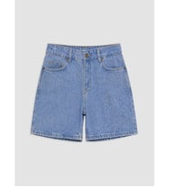 LCW Petite Mavi Regular Fit Kadın Jean Şort