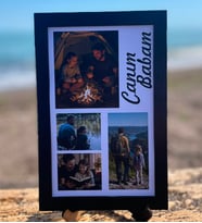 Babalar Gününe Özel Canım Babam Temalı Ahşap Standlı Fotoğraf Kolajlı Çerçeve