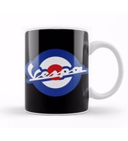 Vespa Mod Logo Kupa Bardak Porselen
