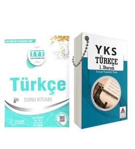 Palme Yayınevi TYT Türkçe Soru Kitabı ve Delte Kartı Seti 2 Kitap