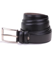 Dagoster DMK26-301 Siyah 3,5 cm Suni Deri Erkek Kemer