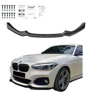 BMW 1 Series F20/F21 M-Power Facelift 2015-2019 Ön Lip (Siyah)