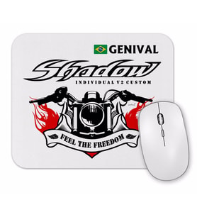 Shadow Personalizada Genıval Branca Mouse Pad