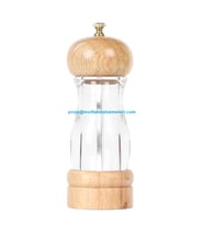 AKRİLİKAHŞAP BİBER DEĞİRMENİ ÇELİK 16 CM(DCAA-160)
