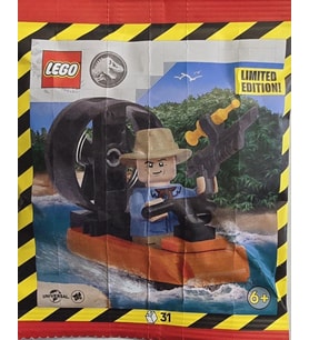 LEGO Jurassic World 122508 Alan Grant with Hovercraft