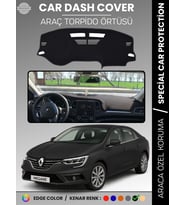 RENAULT MEGANE 4 (2016-2022) Torpido Örtüsü Ön Göğüs Koruma Torpido Koruma Tam Uyum Çatlamayı Önler