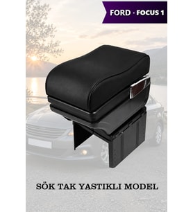 focus 1 kol dayama geniş model Siyah Yastıklı Lüks Deri