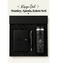 Kişiye Özel Hediye Stanley Termos & 2027 Ajanda Premium Hediye Seti