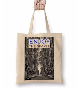 Enjoy The Simple Bez Çanta Uzun Saplı
