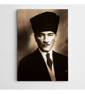 Cumhurbaşkanı Atatürk Kanvas Tablo