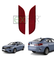 HONDA CITY ARKA TAMPON REFLEKTÖRÜ TAKIMI SAĞ + SOL TARAF 2020 - 2024 CİTY ARKA KEDİ GÖZÜ