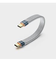 All-in-1 10 CM USB-C 4 Kablo – PD3.1 240W Hızlı Şarj ve Yüksek Hızlı Veri Transferi Gri WAN-01