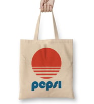 Pepsi Logo Bez Çanta Uzun Saplı
