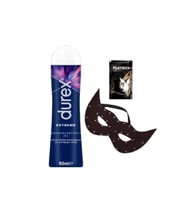Durex Extreme AnalJel 50 ml + Siyah Deri Göz Maskesi + Hediye