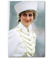 Cakatablo Princess Diana Denizci Kıyafeti MDF Tablo