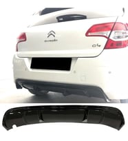 Citroen C4 Difüzör Difizör Plastik Parlak Siyah 2011 2012 2013 2014 2015 2016 Arka-difizör-bodykit-ek