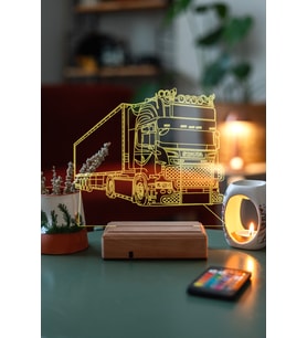 Scania, Tır 16 Renk Kumandalı 3D Gece Lambası