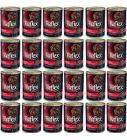 Reflex Plus Kuzulu Parça Etli Yavru Köpek Konservesi 400 Gr 24 Adet