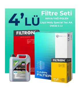 Filtron Toyota C-HR 1.8 Hybrid Filtre Bakım Seti Liqui Moly Motor Yağlı (2016-2017) 4 Lü
