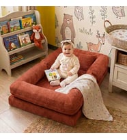 Oyun Alanlı Bebek Yer Yatağı Montessori Yatak Sünger Çocuk Karyola