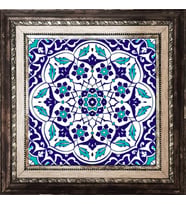 Armada Çini 20x20 Cm Ac 92 Osmanlı Mavi Beyaz Kütahya Çini Pano