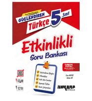 Ankara Yayıncılık 5.Sınıf Güçlendiren Türkçe Etkinlikli Soru Bankası 2024-2025 (Çok Renkli)