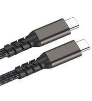 Zore 2.Jenerasyon Type-C to Type-C USB3.2 PD Data Kablosu 100W 20Gbps 4K@60Hz 0.5 Metre (Siyah)