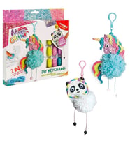2in1 Magic Glitter Anahtarlık Tasarım Seti Panda & Unicorn Simli Kendin Yap Yaratıcı Oyun Seti
