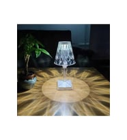 LW-4 Akrilik Kristal Led Şarjlı Masa Üstü Lamba
