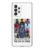 Samsung Galaxy A72 Uyumlu Lewis Hamilton Tasarımlı Şeffaf Telefon Kılıfı