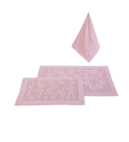 Derya Banyo Paspas Takımı- 3lü Pembe