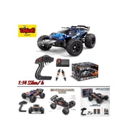 ELEKTRİKLİ RC 1:14 ÖLÇEK SERVO MOTOR MEGA ARAZİ ARACI SPOR ARAÇ 55 KM HIZ RC ARAÇ