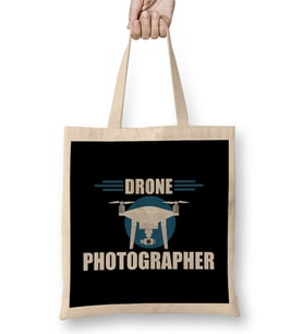 Drone Photographer Flying Pilot Photography Bez Çanta Uzun Saplı