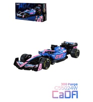 Cada BWT ALPINE F1 Formula Aracı 1/24 Scale -C55024W (300 Parça) Oyuncak Yapım Seti Blok