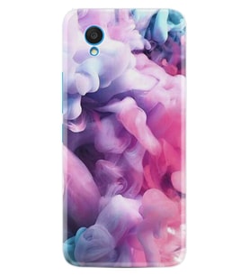 Alcatel 1 2022 Kılıf Resimli Desenli Baskılı Silikon Pink Cloud 1305