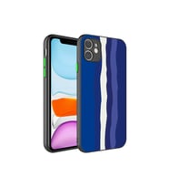Apple iPhone 11 Uyumlu Kılıf Kamera Korumalı Renkli Temperli Zore X-Cam Kapak (Model 6)