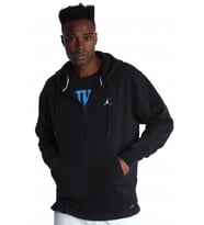 Nike Jordan MJ Essential Fleece Full-Zip Hoodie Erkek Sweatshirt Siyah