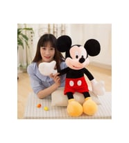 Miki Fare Mickey Mouse Minnie Mouse Figür Peluş Oyuncak Uyku & Oyun Arkadaşı Büyük Boy 50 Cm. (Çok Renkli)