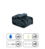 Mercedes Xenon Far Soketi 14 Pin Kablosuz