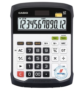 Casio WD-320MT Suya Toza Korumalı Hesap Makinesi (Beyaz)