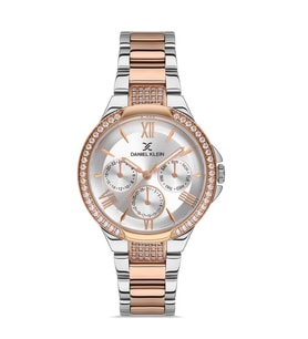 DANIEL KLEIN EDK.1.10036.3 BİLEKLİK HEDİYELİ YENİ SEZON ROSE SILVER KADIN KOL SAATİ