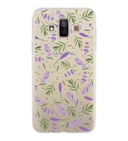 PrintiFy Samsung Galaxy J7 Duo ile Uyumlu 1mm Slim Fit Water Color 3 Baskılı Şeffaf  Kılıf