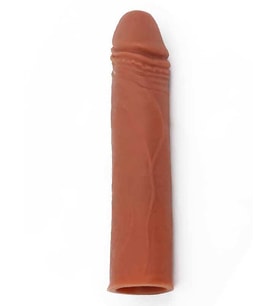 Penextender Ten Renginde Penis Kılıfı 17 cm - Doğal Görünüm ve Esnek Kullanım