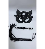 Amora Secret Siyah Maske Ağız Topu,3'lü Set