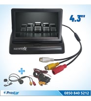 4.5 Inç Tft Lcd Araç Monitör Ekran + 1 Adet Geri Görüş Kamerası Dahil Set