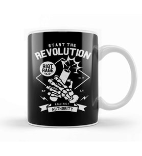 Start The Revolution Kupa Bardak Porselen