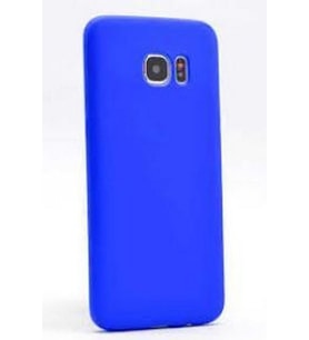 Zore Galaxy S7 Edge ile Uyumlu Premier Silikon Kılıf Saks Blue (Mavi)